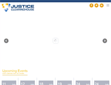 Tablet Screenshot of justiceclearinghouse.com